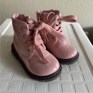 Pink toddler boots